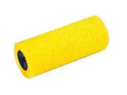 Verfroller/radiatorroller grof 10 cm moltoprene gele structuur roller