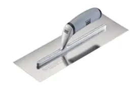 Pleisterspaan RVS 356 x120 mm (Hi – lift) geslepen, Durasoft handgreep RVS Ragni