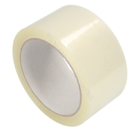 Verpakkingstape transparant low noise 66 mtr. x 48 mm.