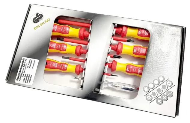 Elektroschroevendraaiers (7 dlg) (VDE keurmerk) WS – Schwan