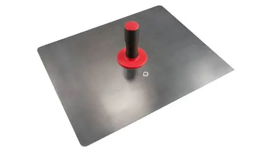 Raapbord / spaarbord aluminium 500 x 400 mm met softgreep Schwan