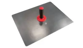 Raapbord / spachtelbord aluminium 400 x 400 mm met soft greep Schwan