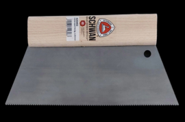 Kitstrijker / lijmkam houtgreep A2 – 25 cm Schwan