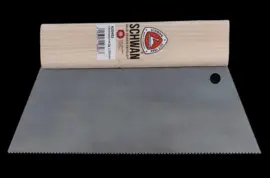 Kitstrijker / lijmkam houtgreep A2 – 25 cm Schwan