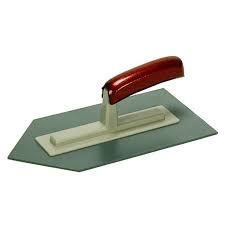 Kunststof spaan spits 14 x 28 cm x 3mm hard