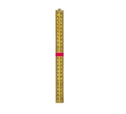 Timmermansduimstok 1 mtr. hout Schuil