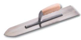 Vloerspaan spits 45 cm met ergonomische houten handgreep L’Outil Parfait