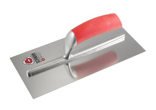 Pleisterspaan Steady 120 x 330 mm. RVS met softgreep Schwan