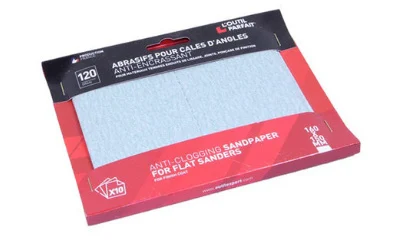 Schuurpapier voor hoekslijper 12 x (2 x 7,5) cm – 10 stuks L’outil parfait