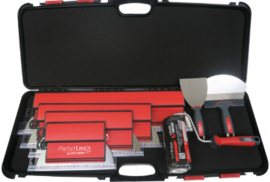 Pleistermessen set light + roll ‘enduit, compleet in koffer Type 80595 L’outil parfait