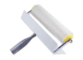 Ontluchtingsroller / prikroller 250 x 11 mm pen incl. spatbeugel Schwan