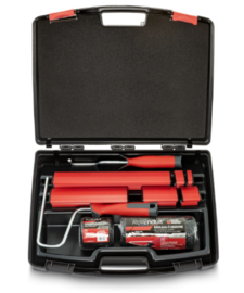 Pleistermessen set plus set rollers roll ‘enduit in koffer Type 80526 L’outil parfait