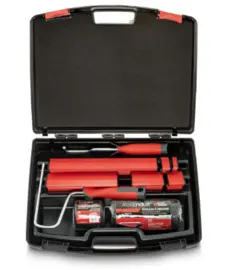 Pleistermessen set plus set rollers roll ‘enduit in koffer Type 80526 L’outil parfait