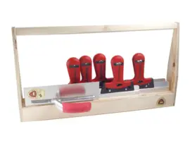 Spackmesverzamelbak hout Schwan(excl.inhoud)